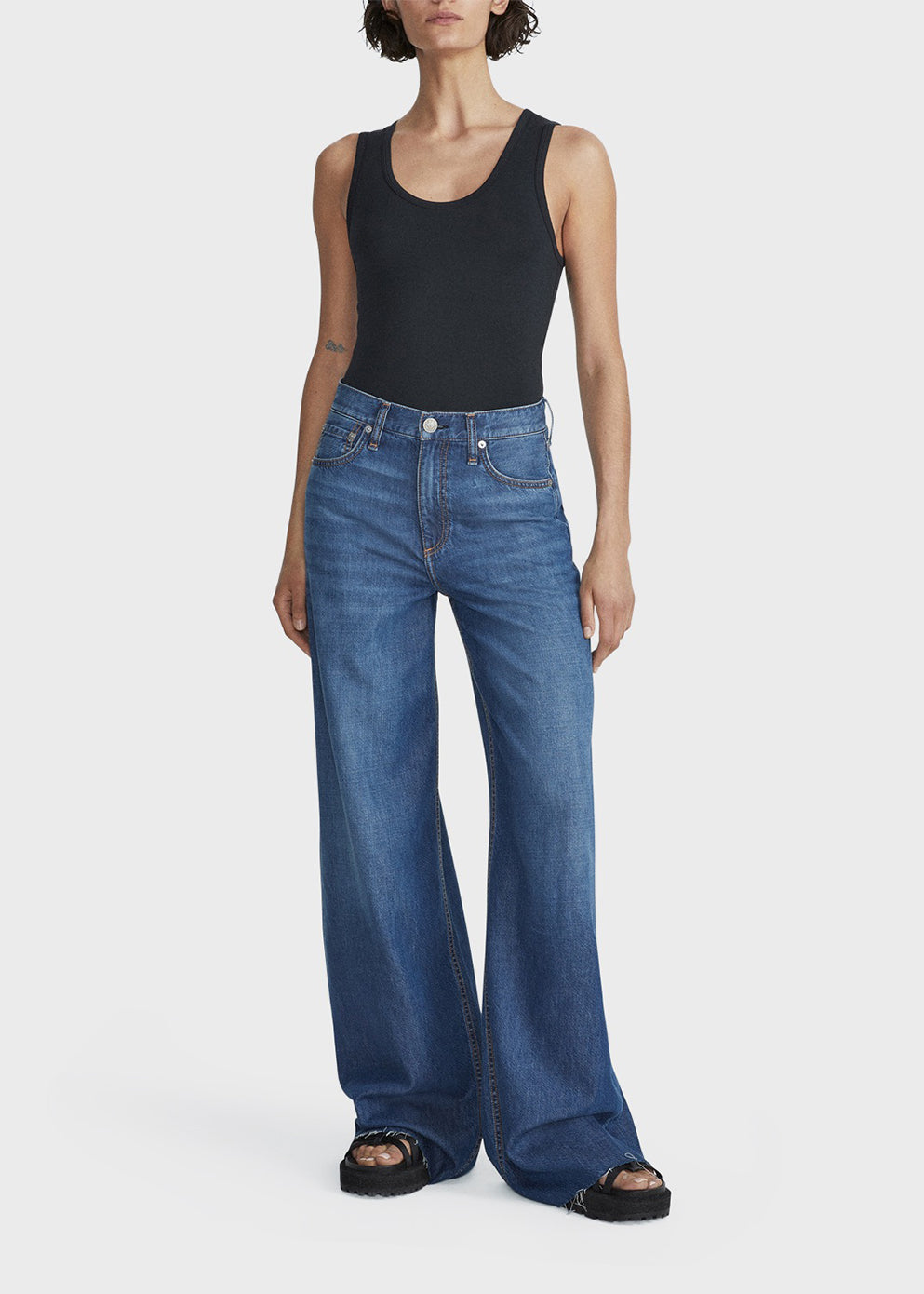 Featherweight Sofie Wide Leg - Otto: High-Rise Jean