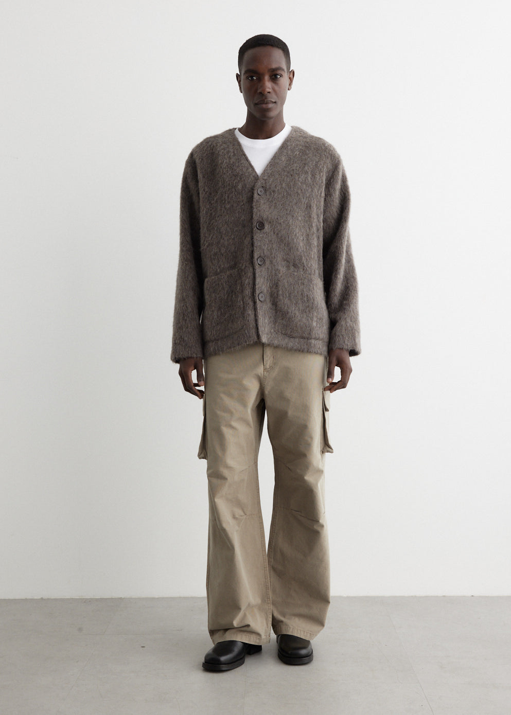 Our Legacy - Cardigan Mole Grey Mohair