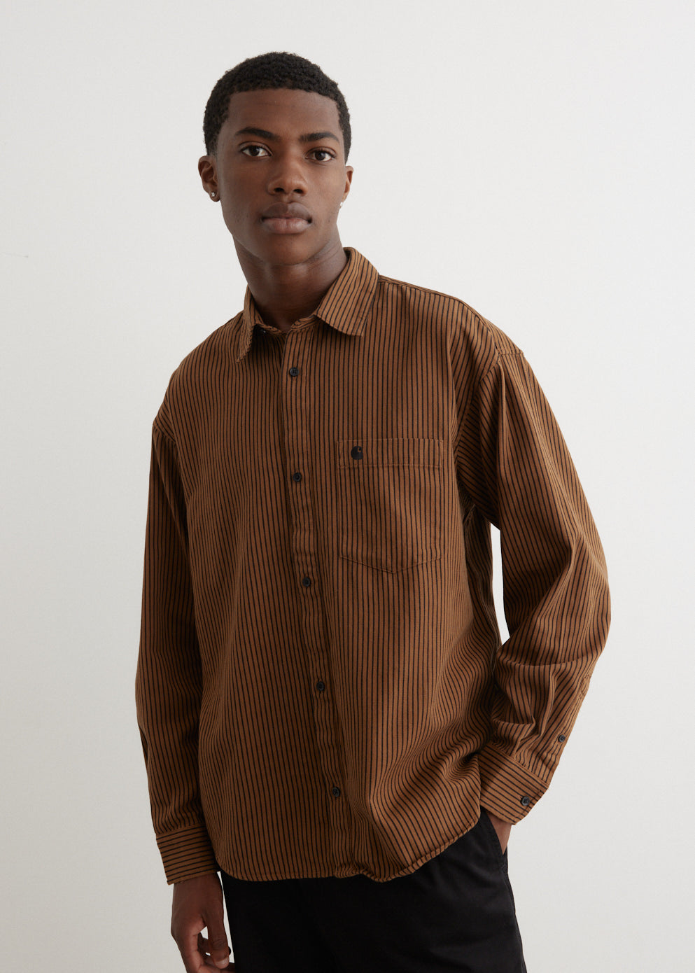 Carhartt long sleeve shop button up shirt