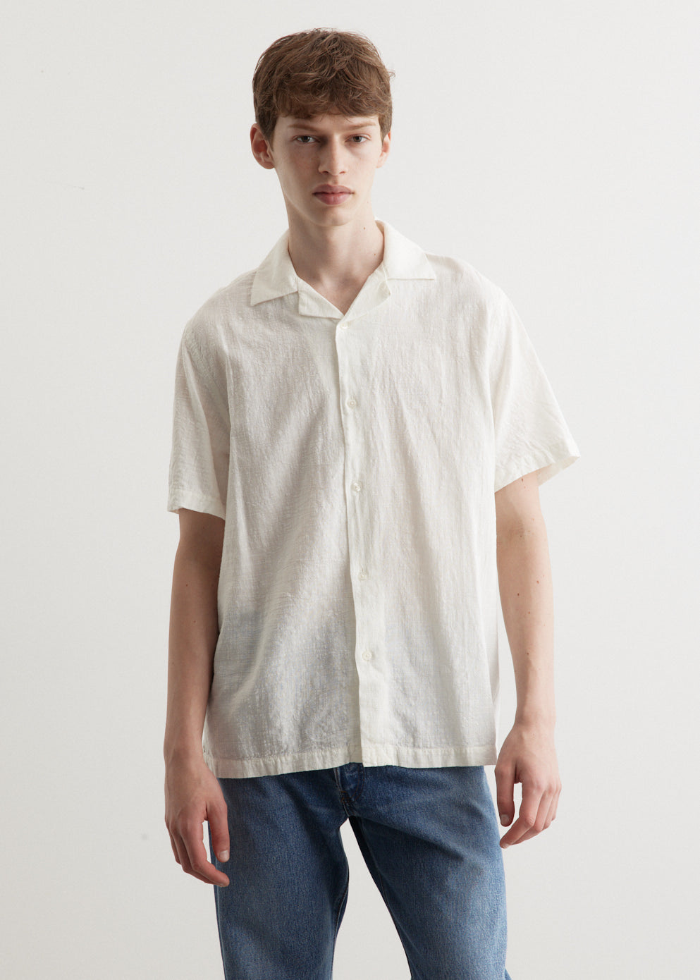 Saturdays NYC -  Canty Lightweight Gauze Short Sleeve Shirt - Shirt