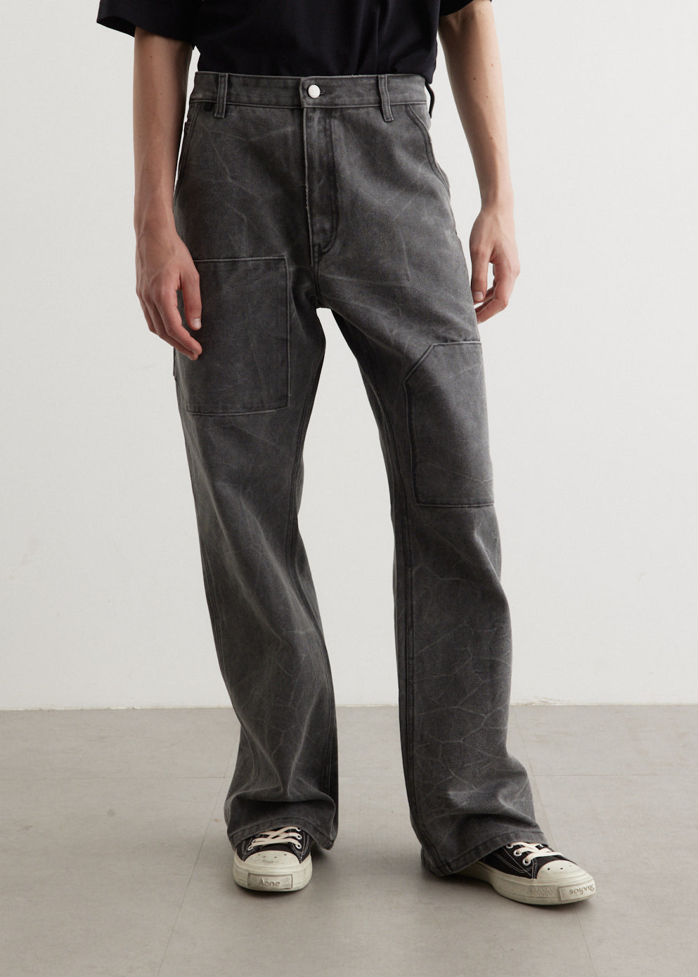 Acne Studios -  Palma Patch Canvas Trousers - Pant