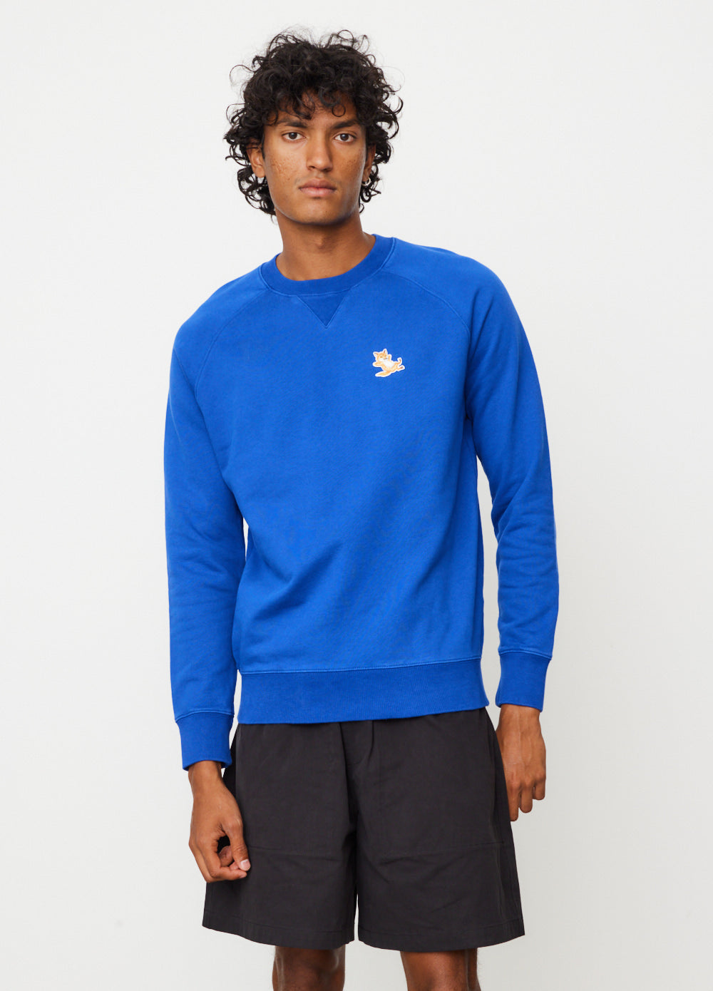 Chillax Fox Patch Classic Sweatshirt