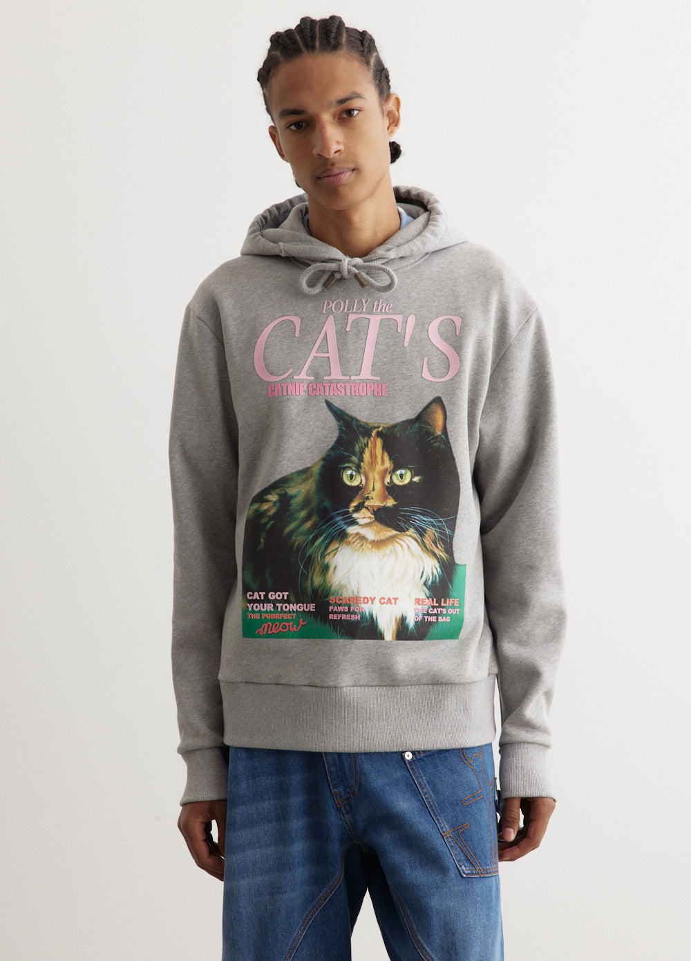 Cat hoodie mens best sale