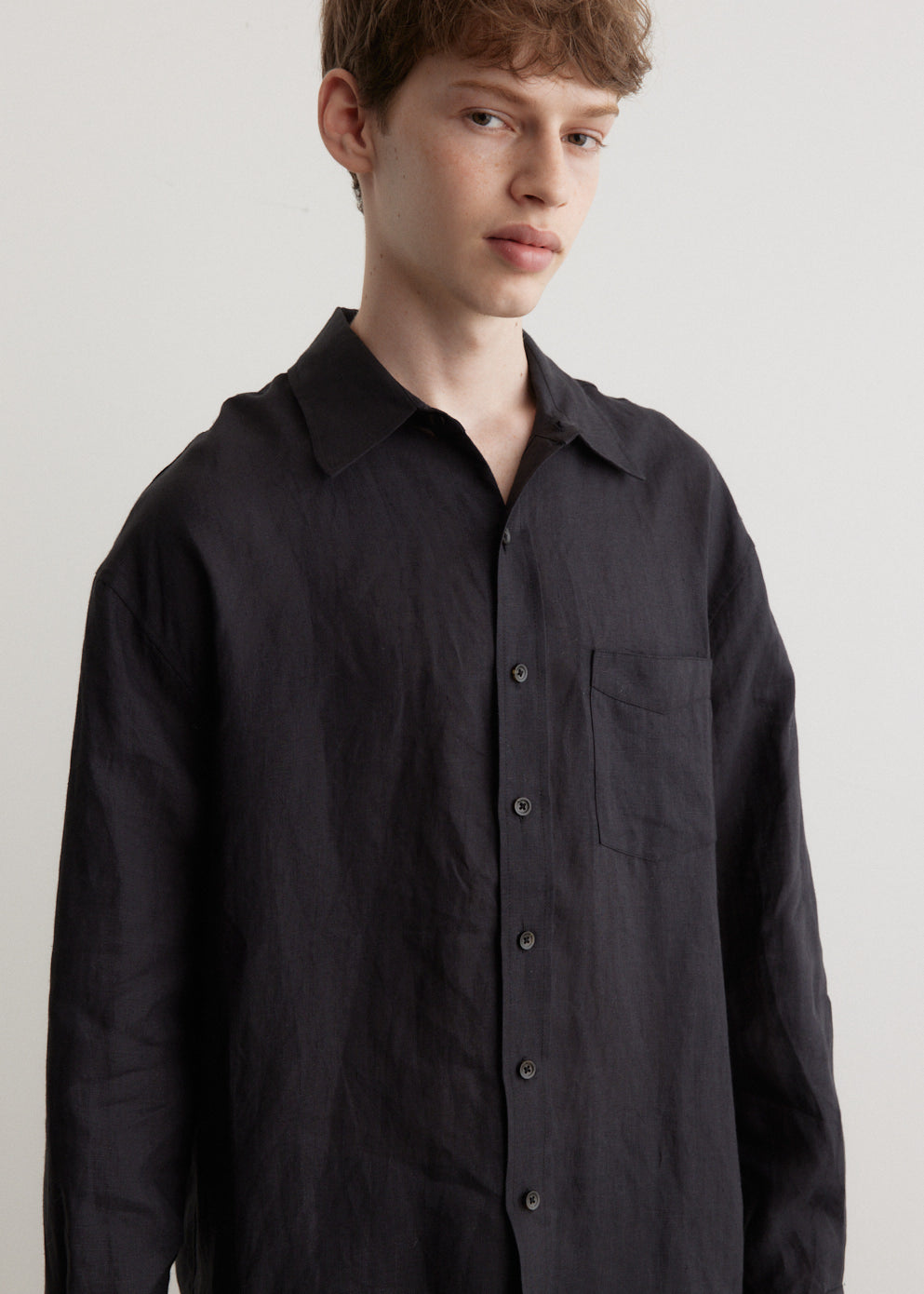 Commas -  Relaxed Linen Shirt - Shirt