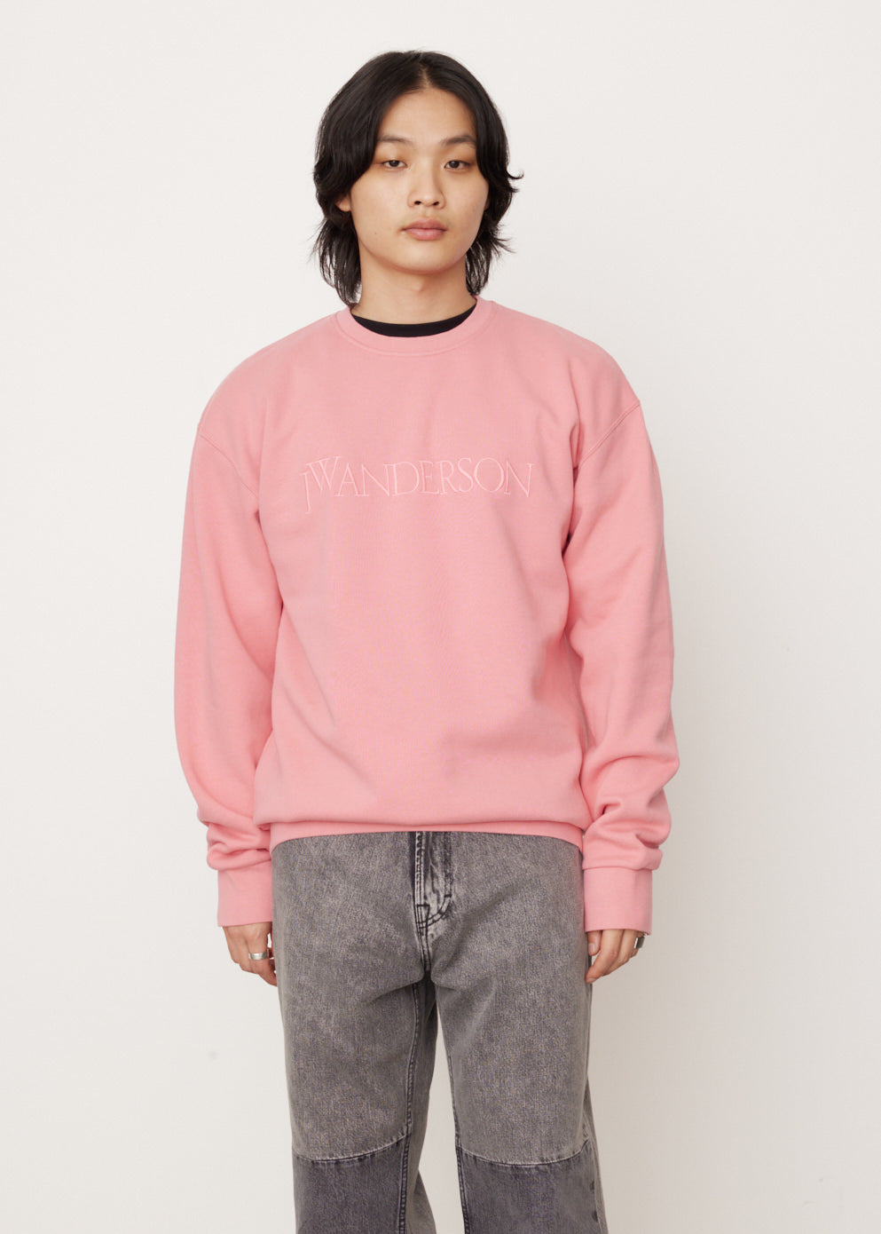 JW Anderson -  Logo Embroidery Sweatshirt - Sweater