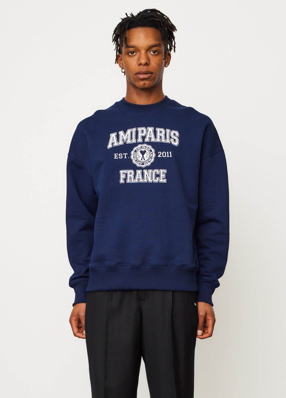 AMI PARIS -  Ami Paris Crewneck Sweater - Sweater