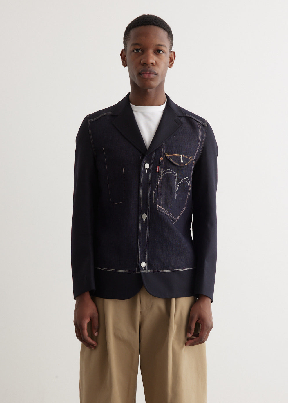 Levis denim wool jacket hotsell