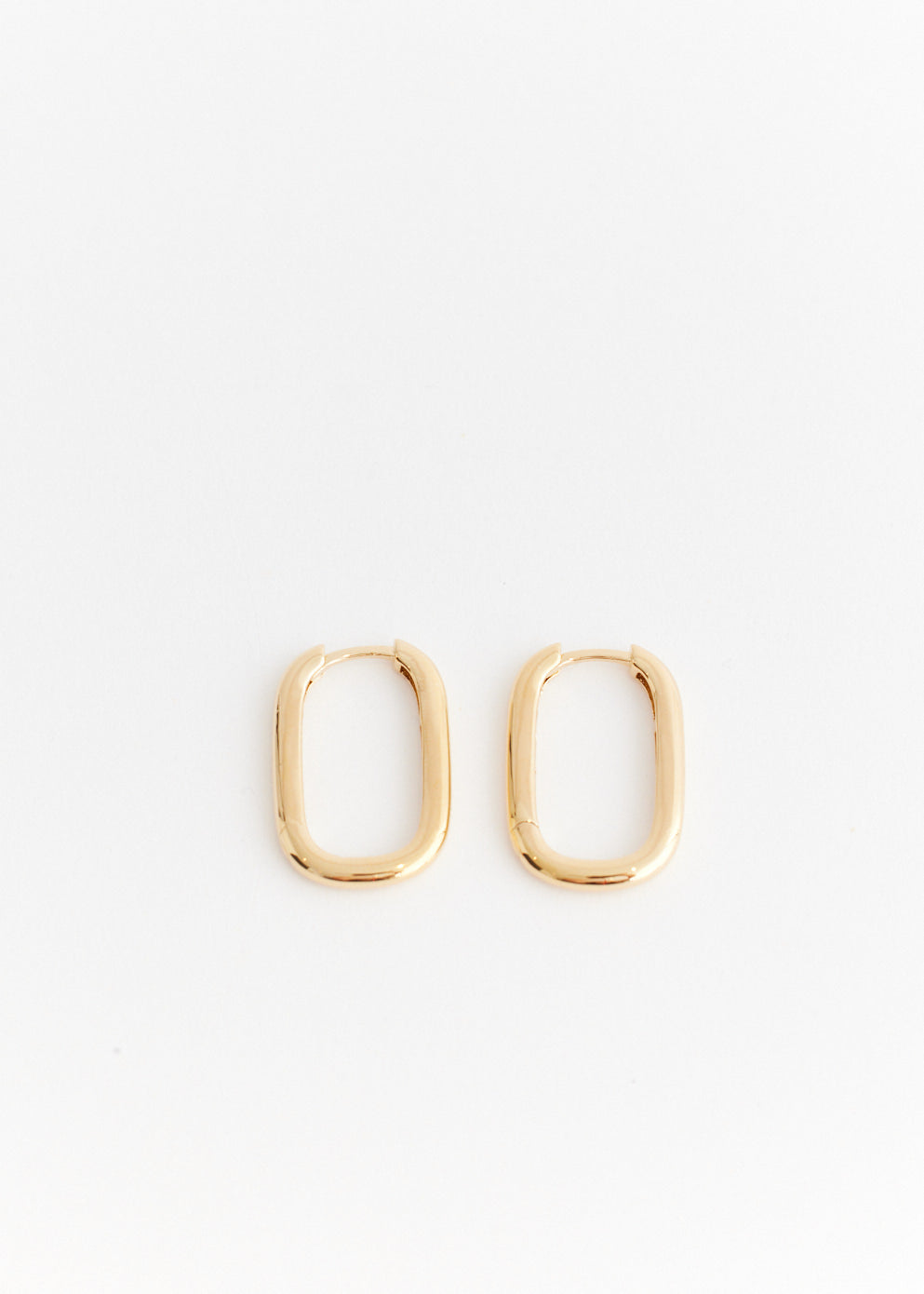 Incu Jewellery -  Square-Oval Hoop Earrings Small - Earring