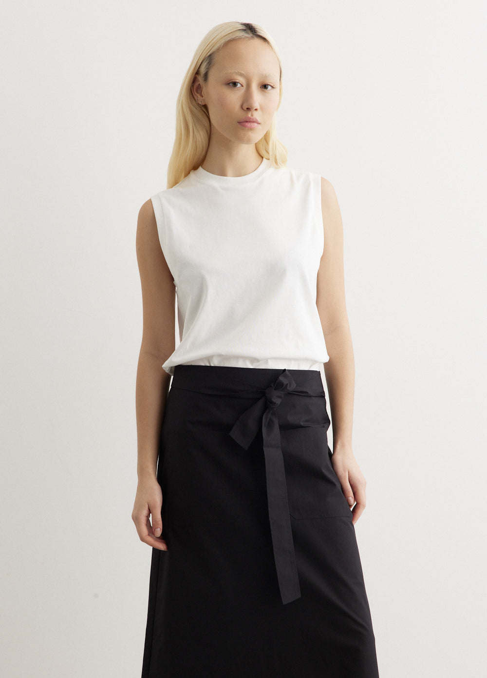 Toteme -  Relaxed Sleeveless Tee - Tops