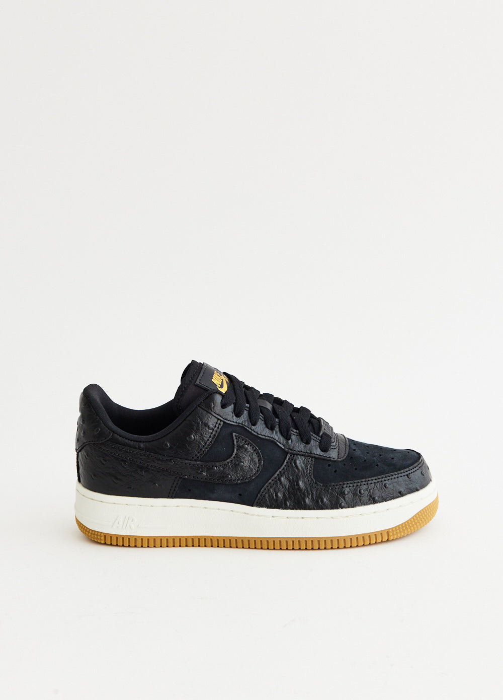 Air force 1 black ostrich hotsell