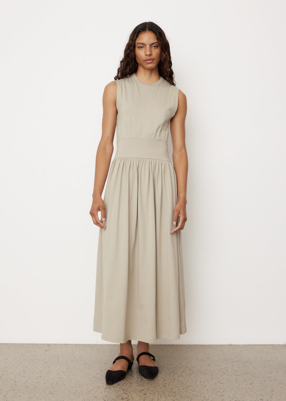 Sleeveless Cotton Dress