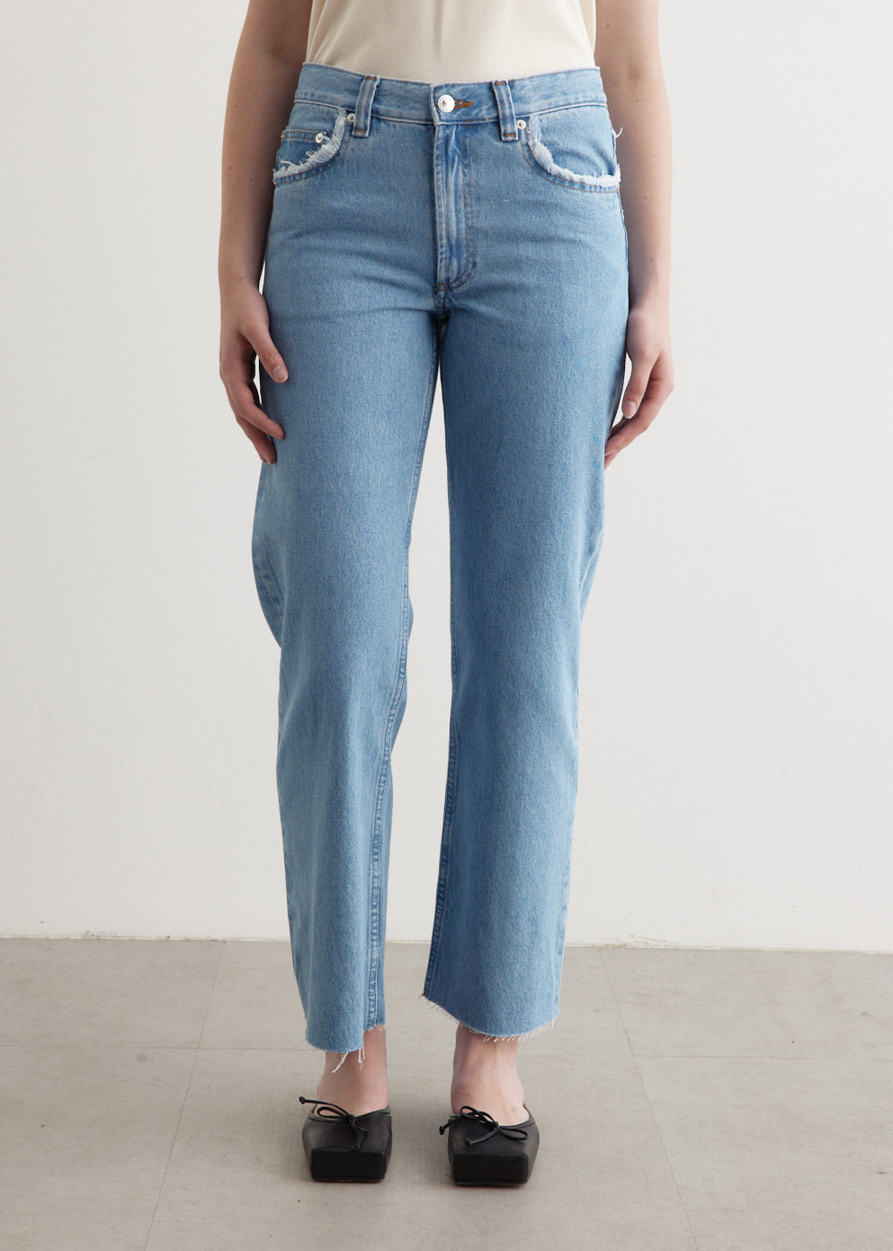 A.P.C. -  Relaxed Raw Edge Jeans - Jean