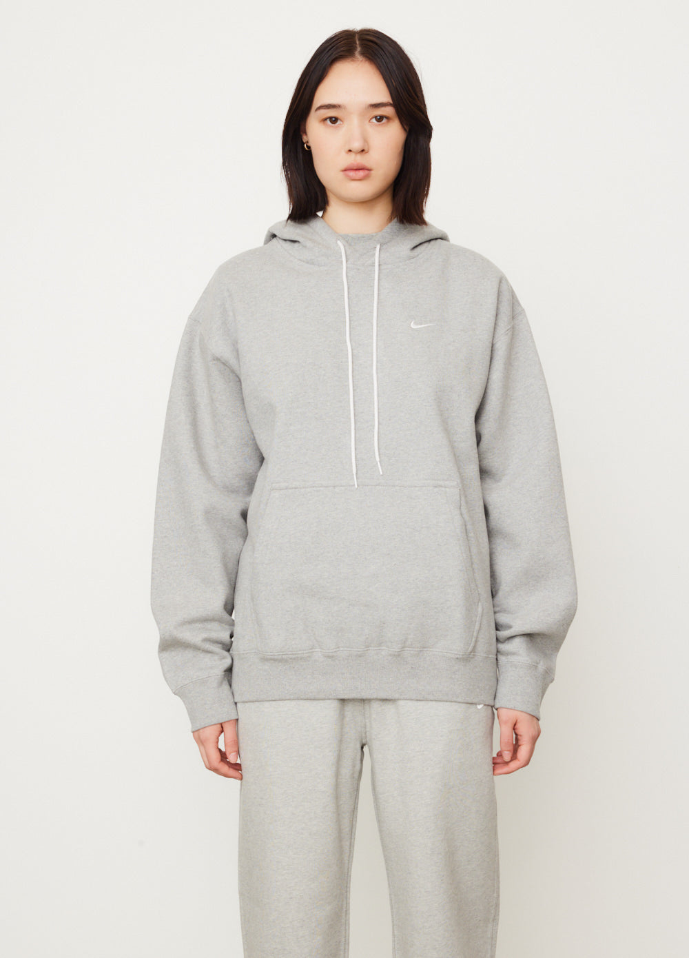 Grey Nike Street Oversized Hoodie