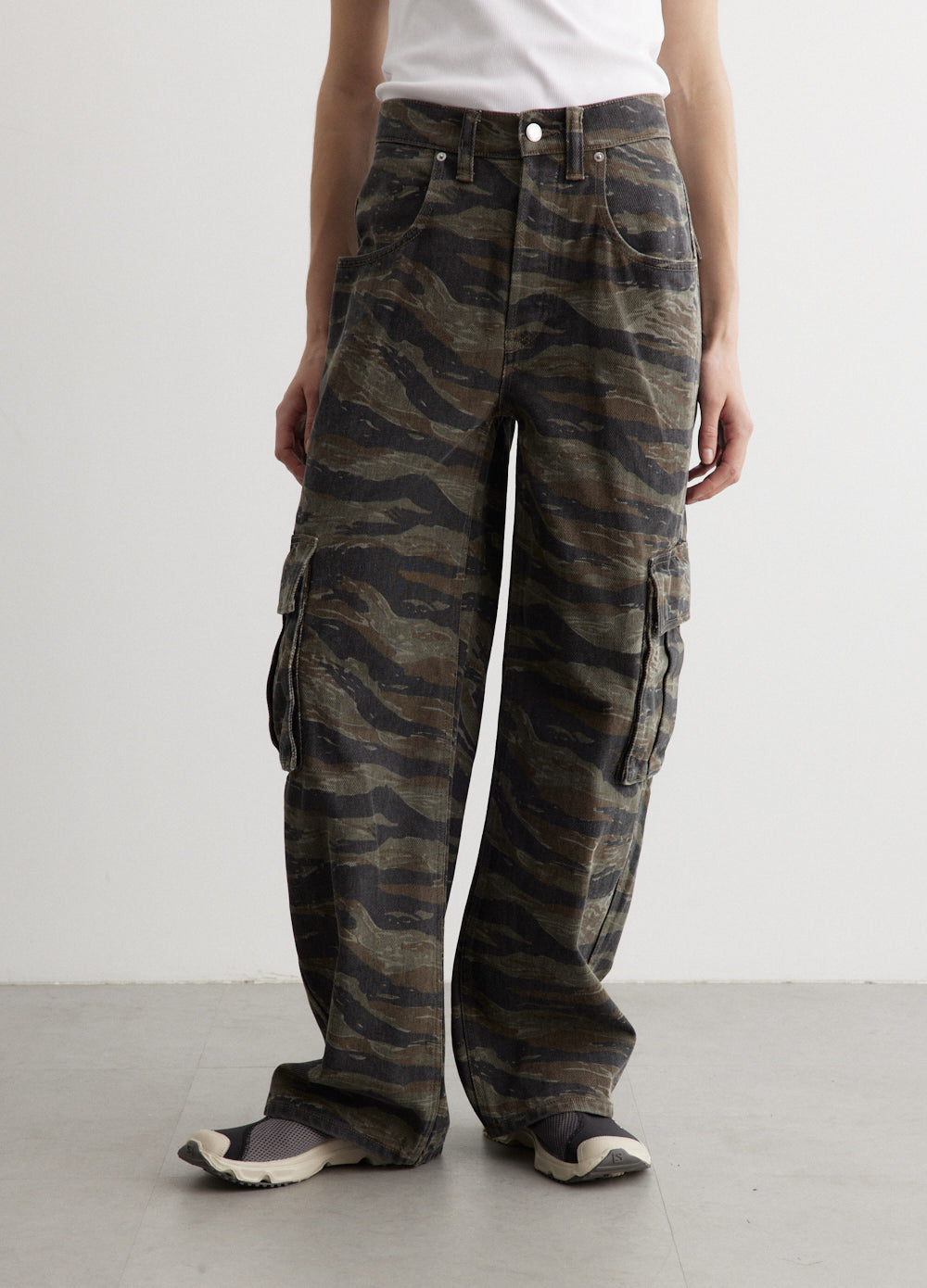 Alexander Wang -  Camo Bagged Out Pocket Jean - Jean