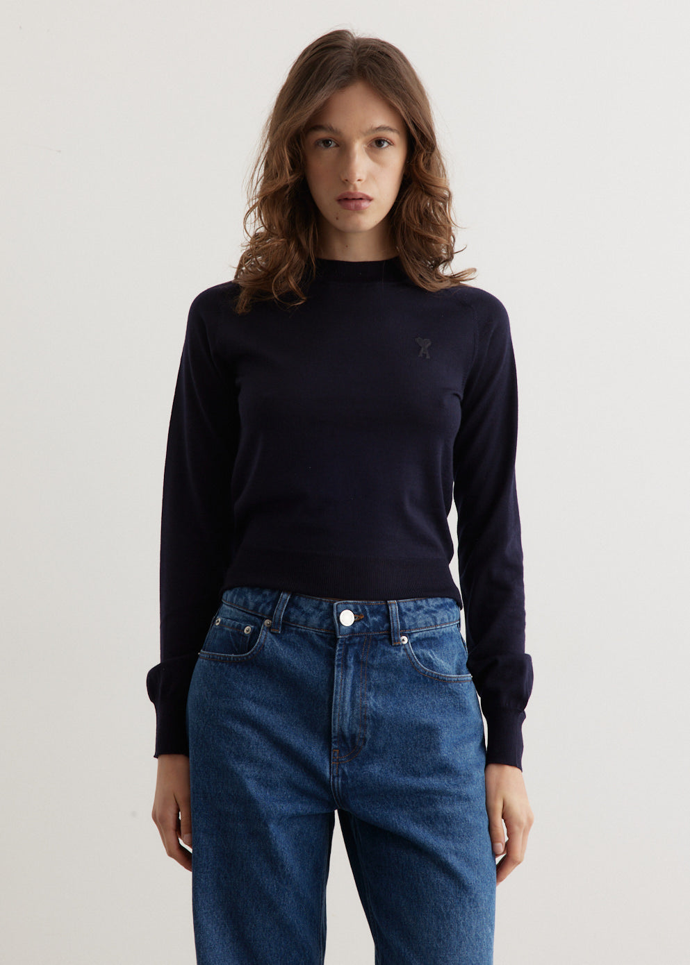 AMI PARIS -  Slim ADC Crewneck - Sweater