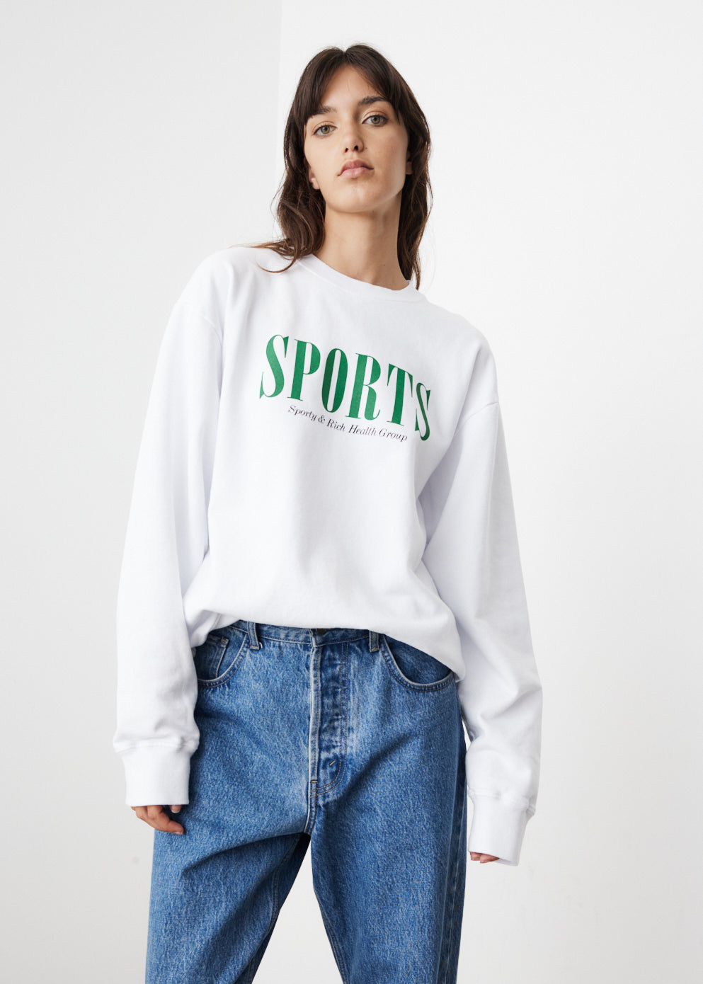 Sporty and Rich -  Sports Crewneck Sweatshirt - Sweater