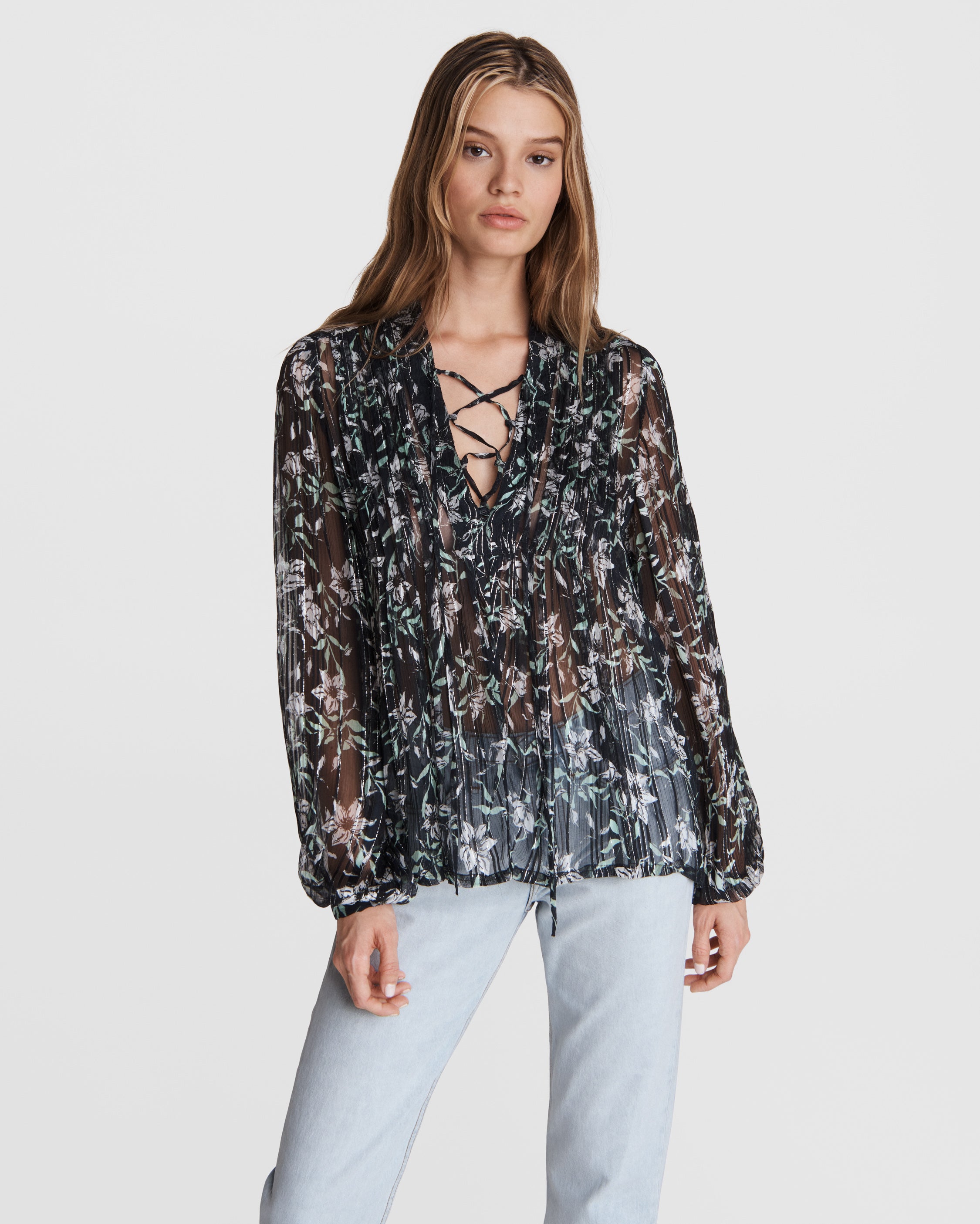 Rag & Bone -  Sachi Floral Top - Shirt