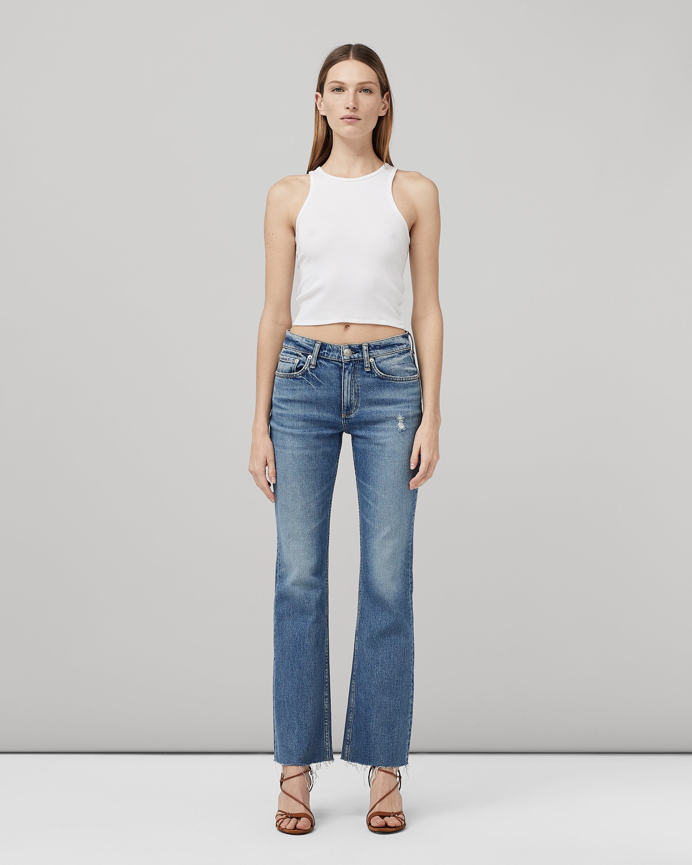 rag & bone Women's Peyton Jeans, Monterosso, Blue, 23 at  Women's  Jeans store