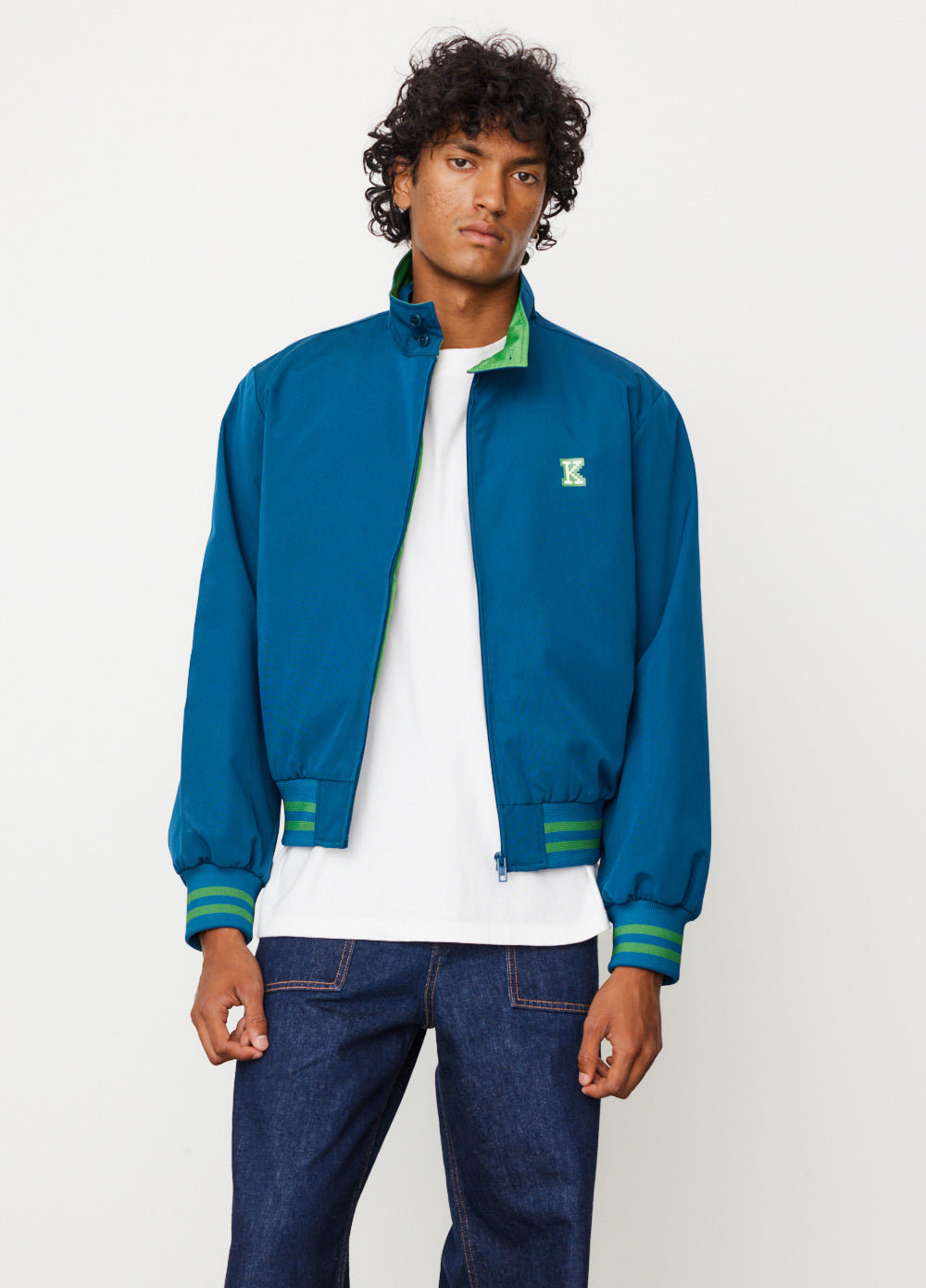 Two tone harrington clearance jacket