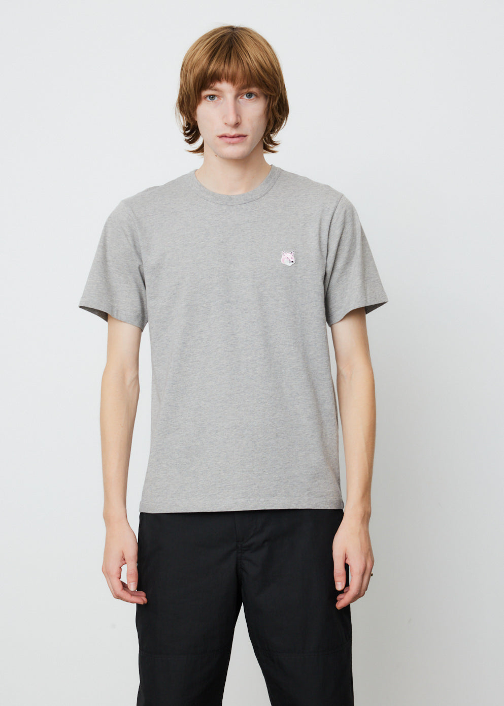 Monochrome Fox Head Patch Classic T-Shirt