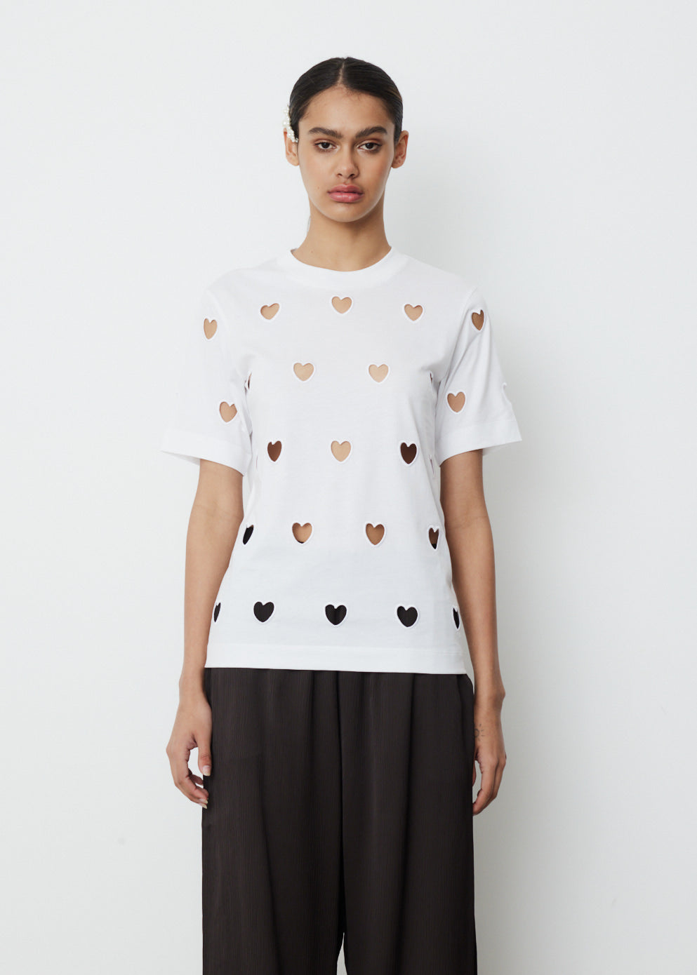 Heart Cut Out T-Shirt