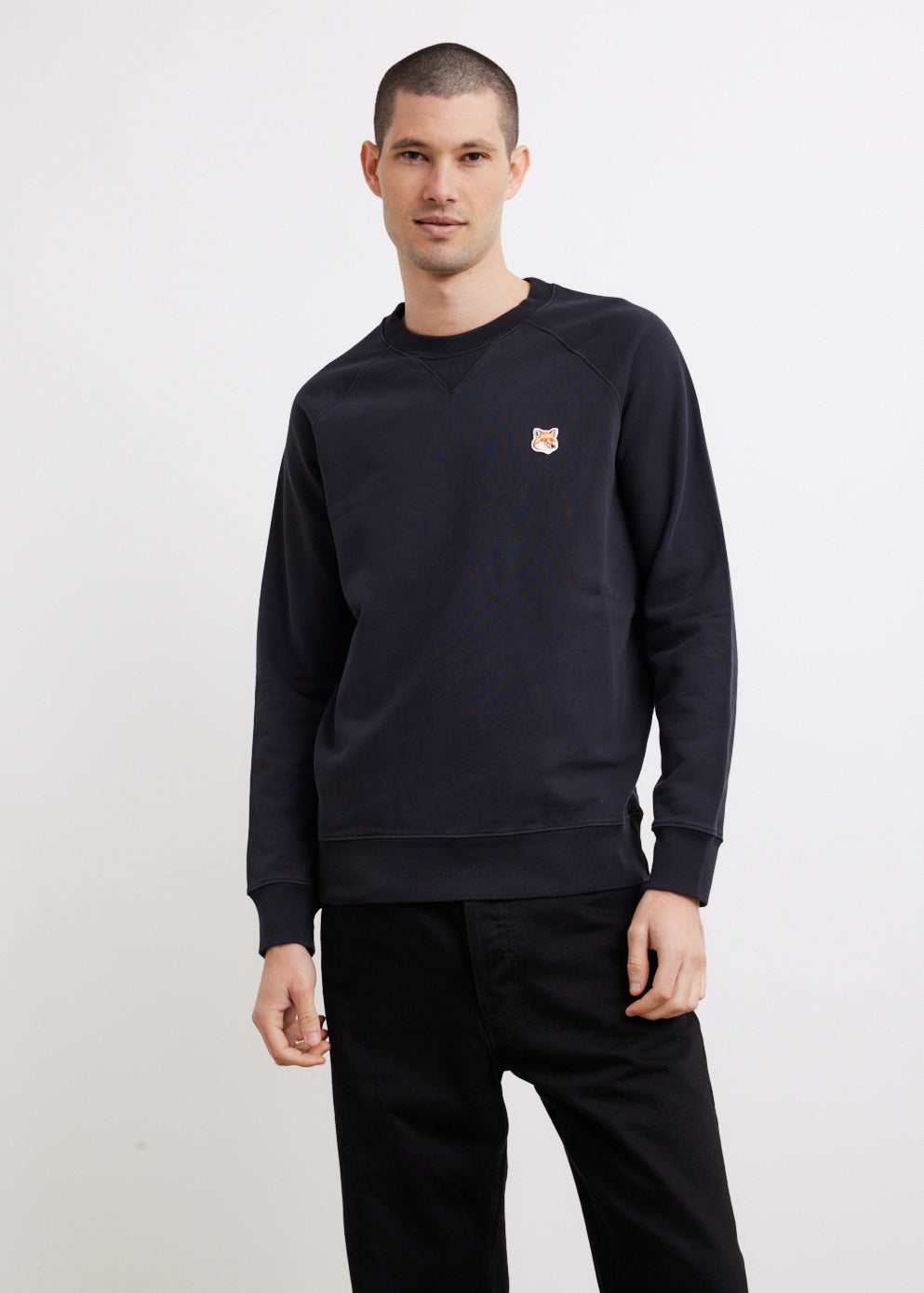 Maison Kitsune -  Fox Head Sweatshirt - Sweater