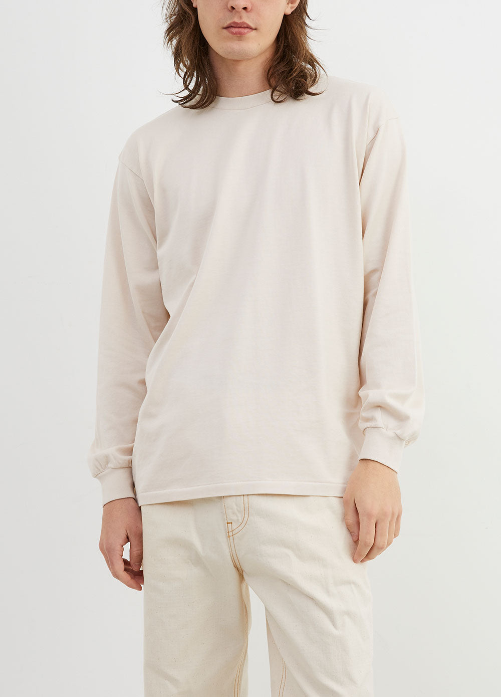 Luster Plaiting Long Sleeve T-Shirt