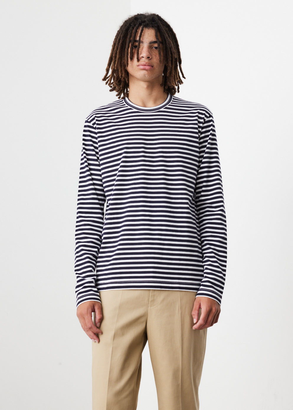 Junya Watanabe -  Stripe Long Sleeve T-Shirt - Tshirt print