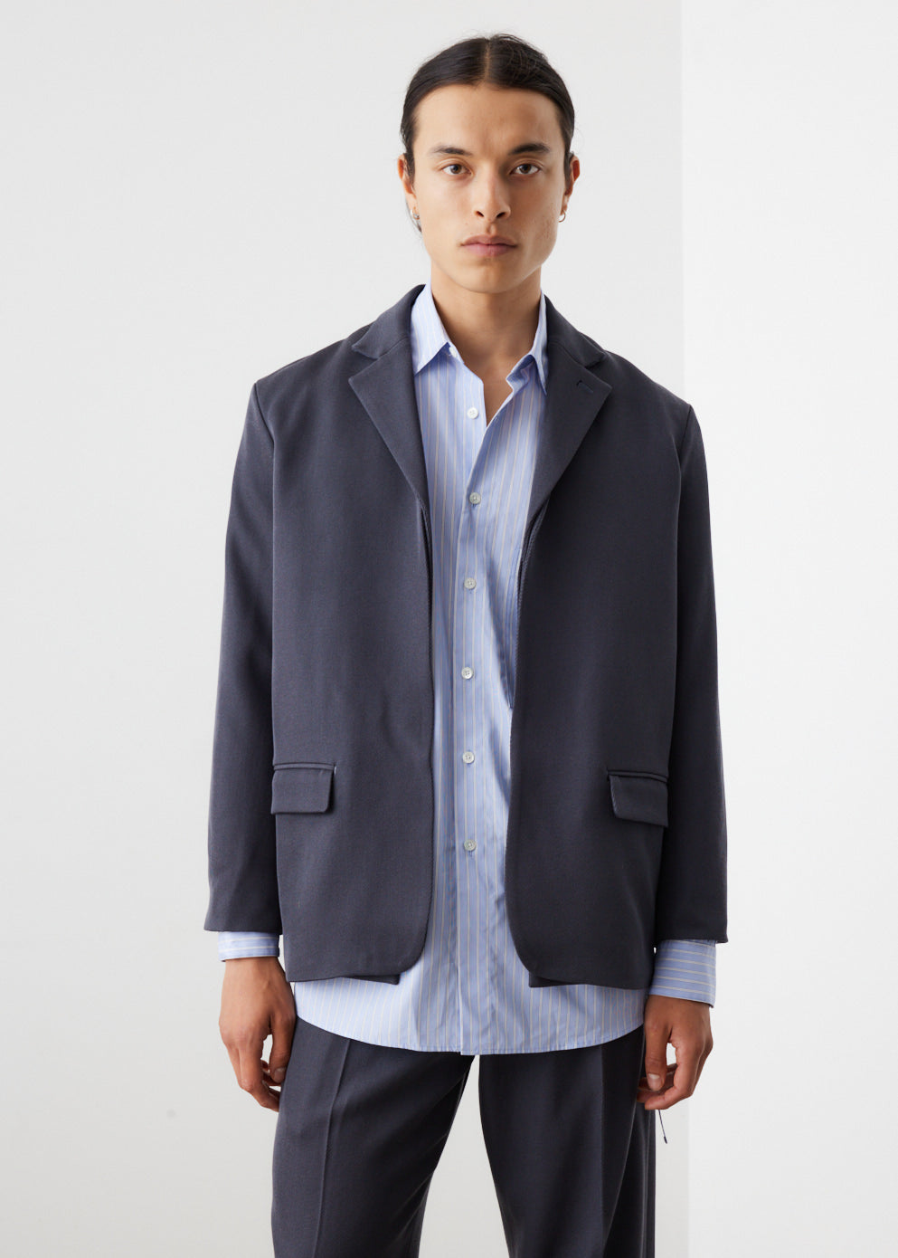 【YOKE】Detachable Collar Jacket
