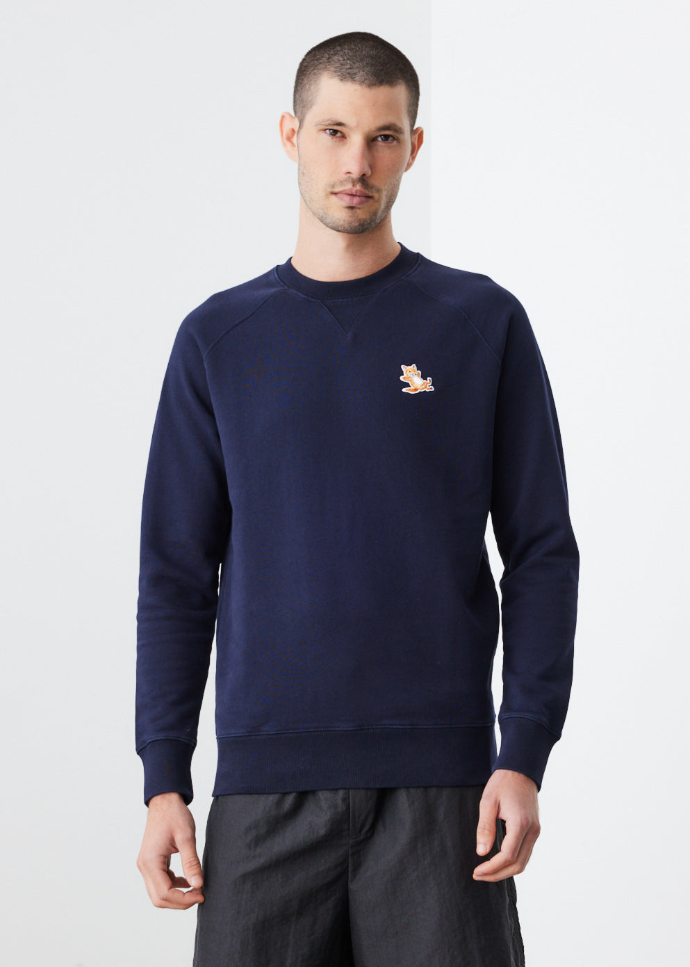 Chillax Fox Patch Classic Sweatshirt