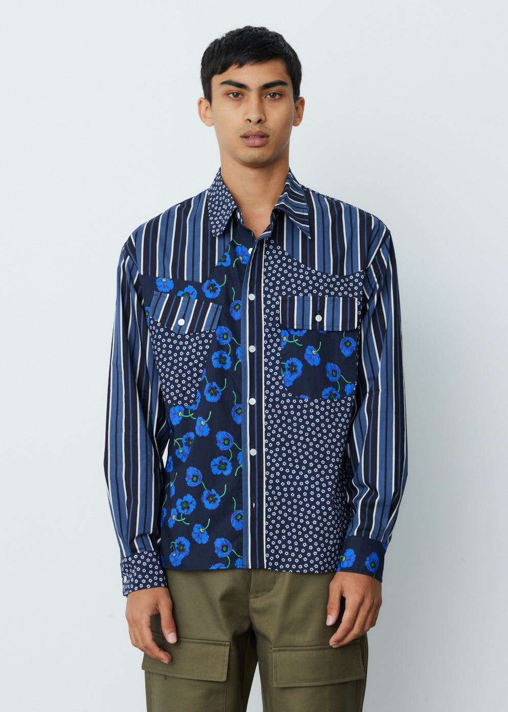 Kenzo Paris -  Printed Colourblock Shirt - Shirt