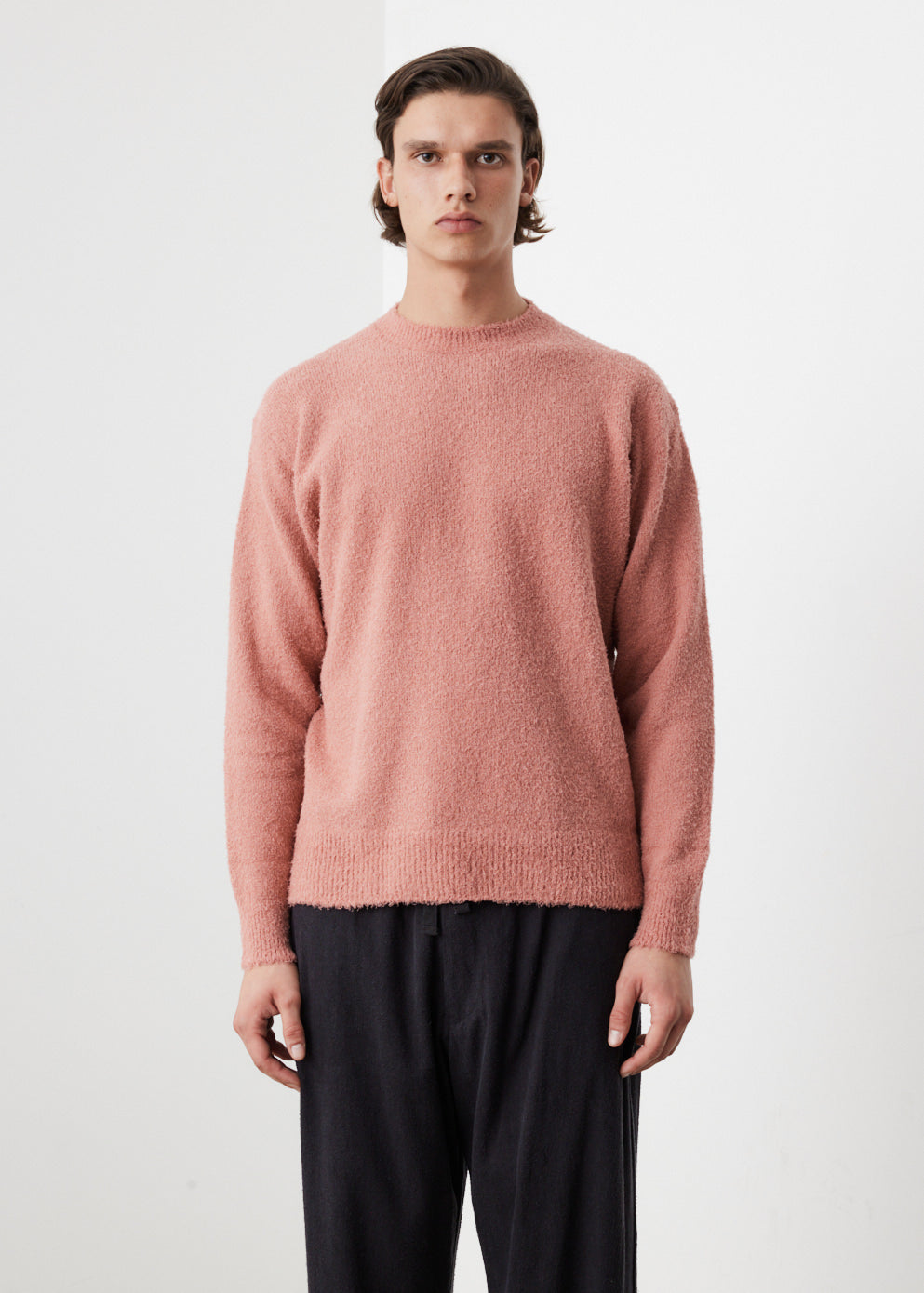 Pink shaggy outlet sweater