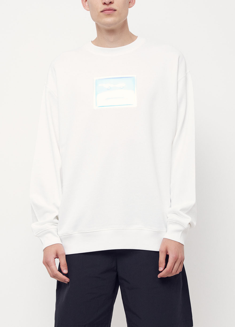 Acne studios hotsell forba face sweatshirt