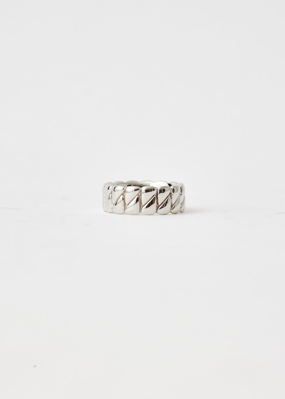 Tom Wood Drop Sterling Silver Ring