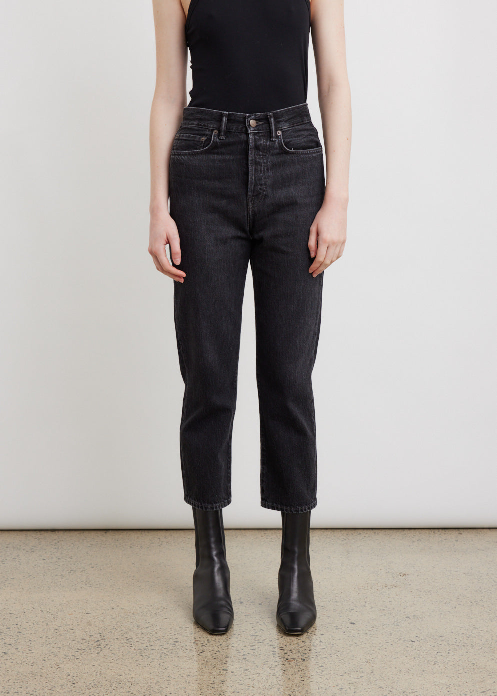 Acne high 2025 waisted jeans