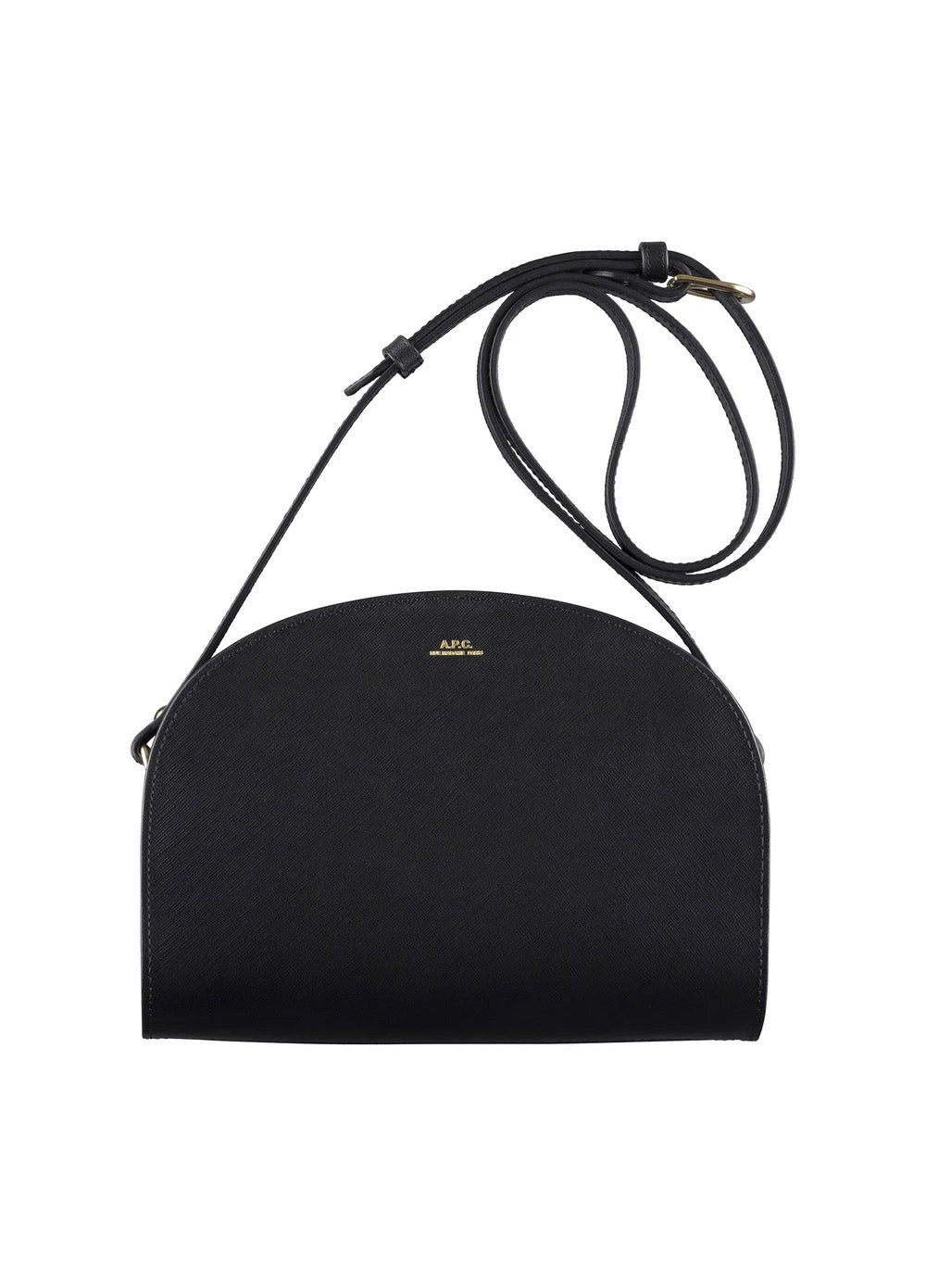 Apc demi lune online bag black