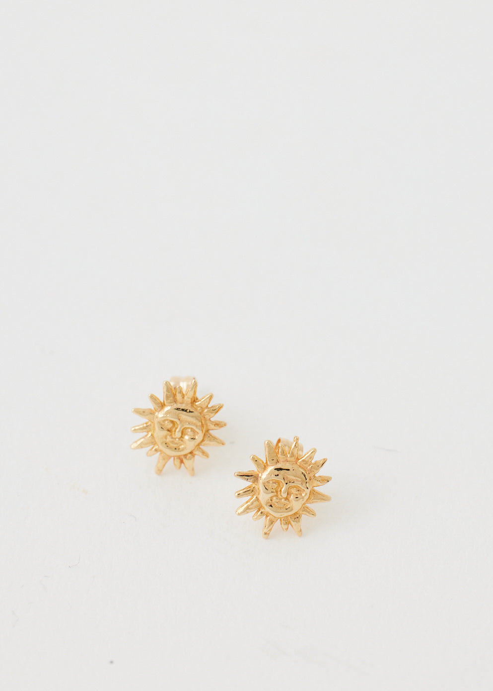 Mini Soleil Studs in 14k – Mondo Mondo