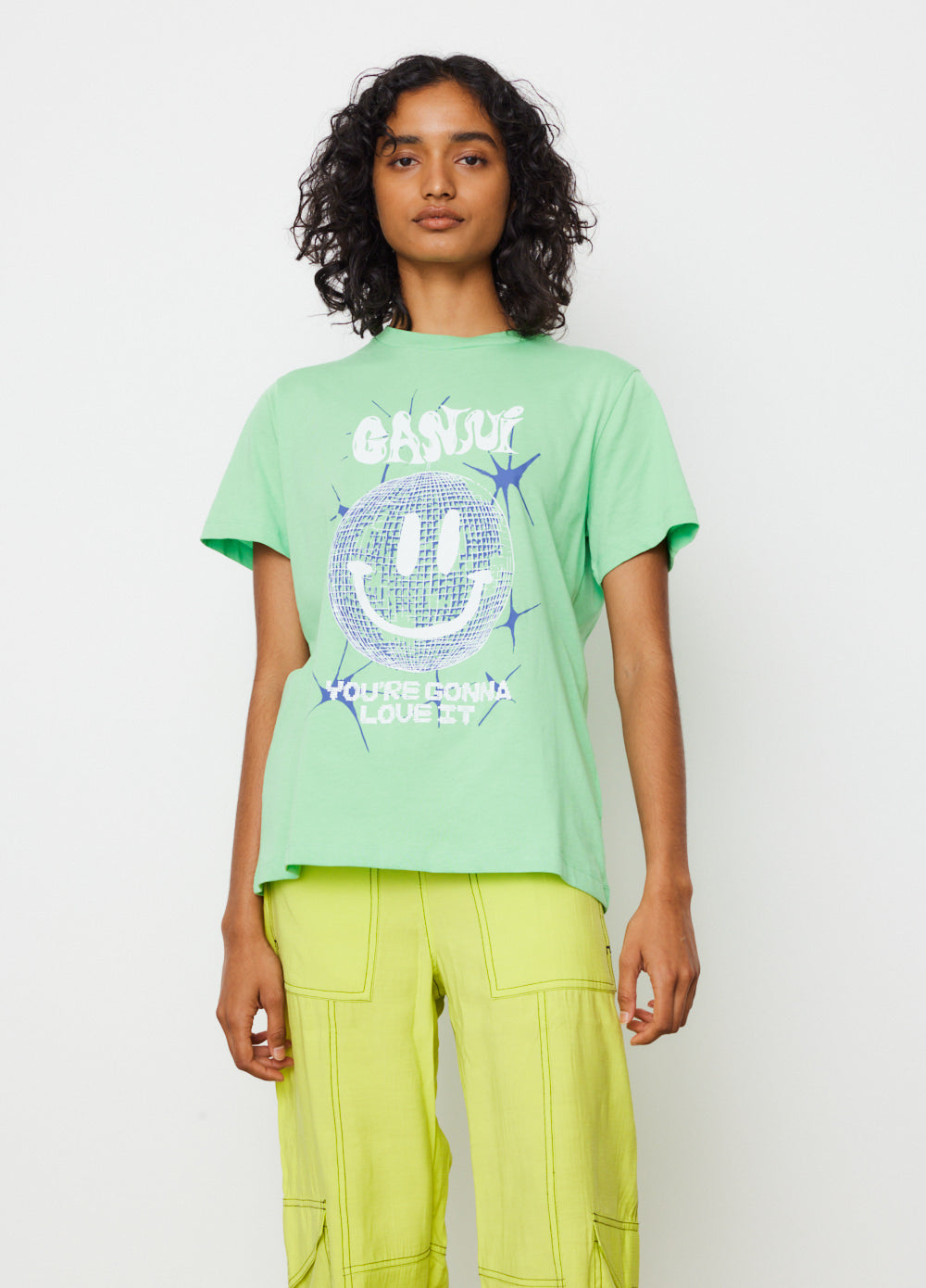 Light Jersey Smiley Relaxed T-Shirt