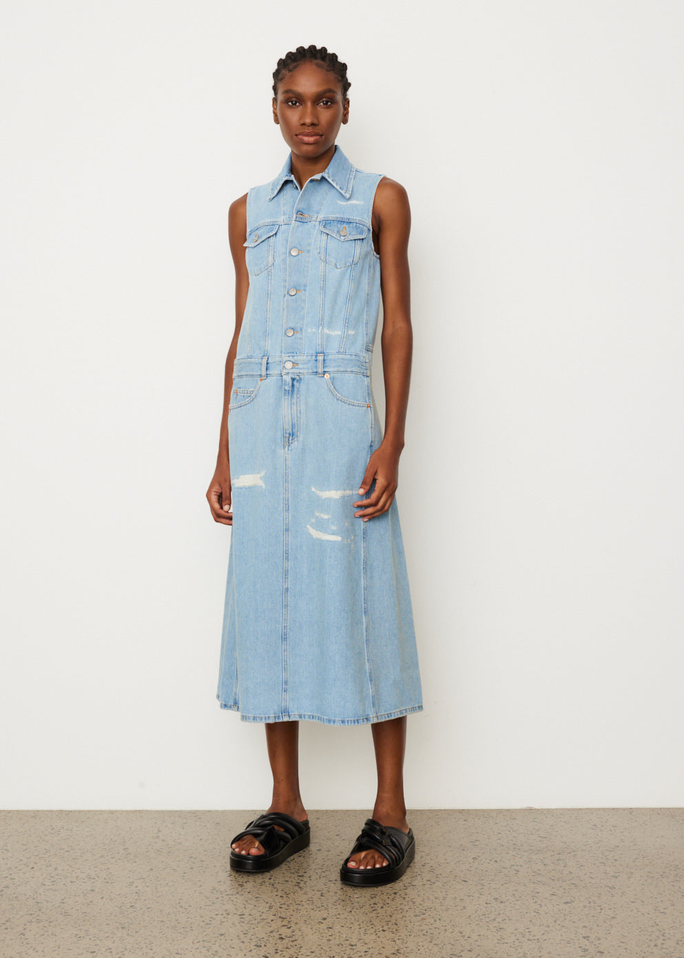 Acne store denim dress