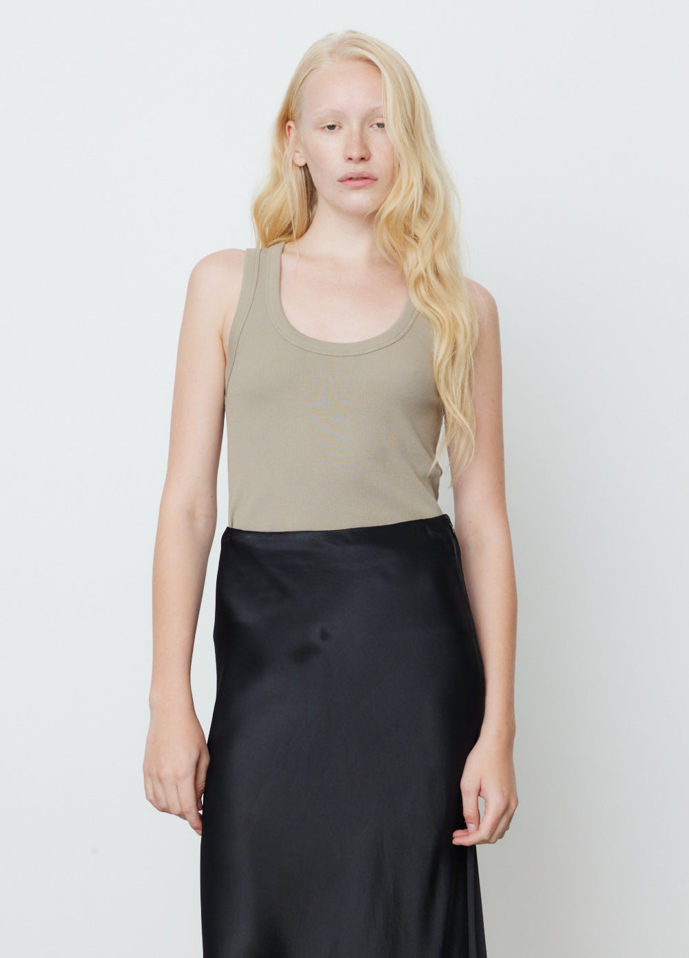 Oasis rib hotsell bias cut skirt