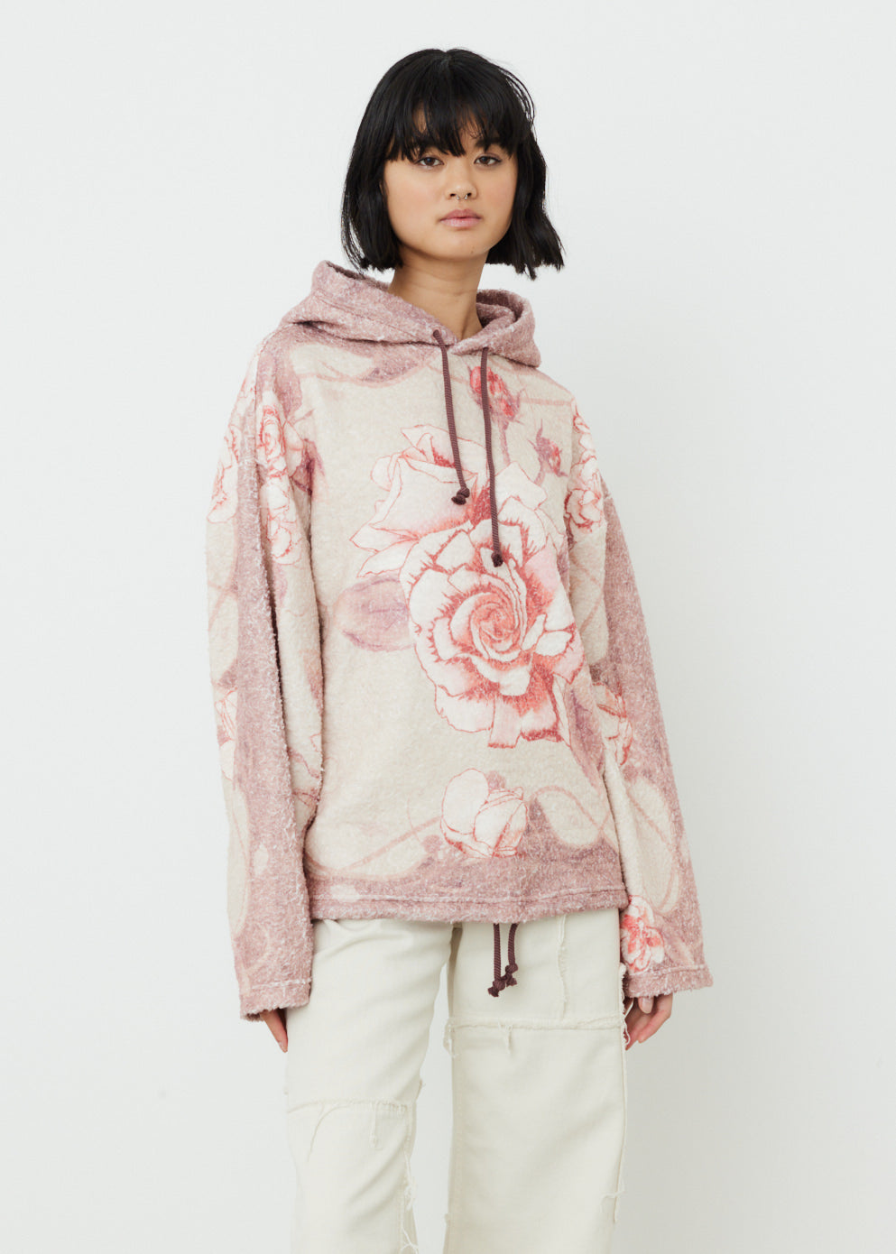 H and outlet m rose hoodie