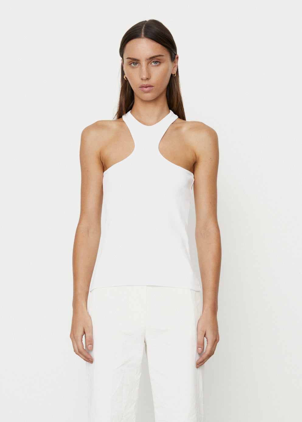 Rohe -  Shaped Rib Top - Tops