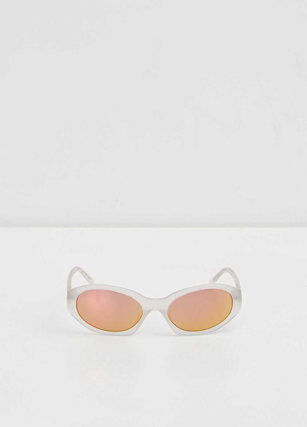 Linda Farrow x Dries Van Noten Pink Cat-Eye Sunglasses