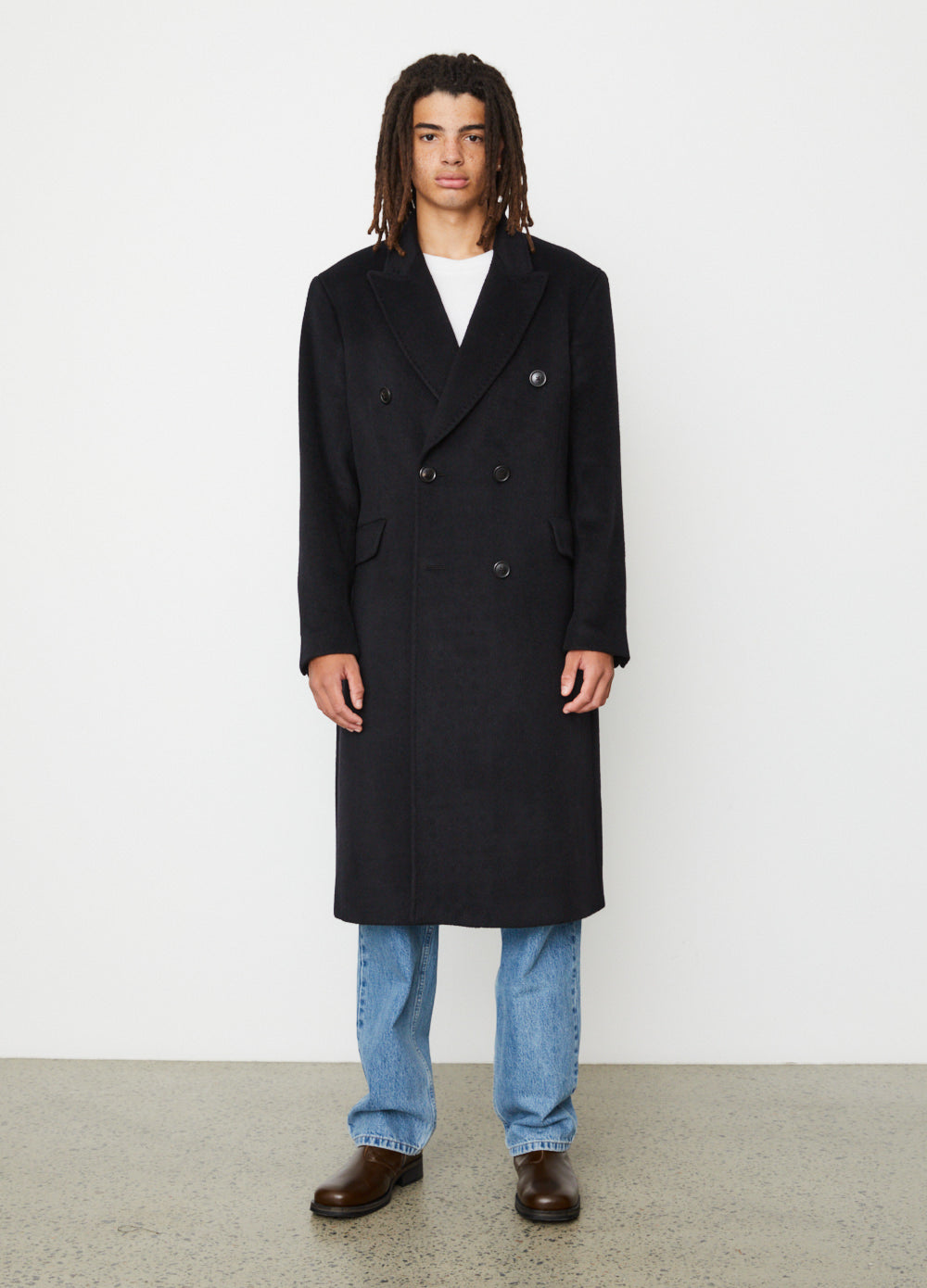 OurLegacy】WHALE COAT Black Hairy Wool - その他