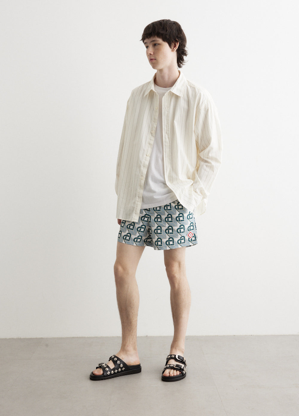 Printed Swim Trunks