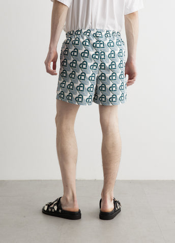 Printed Swim Trunks