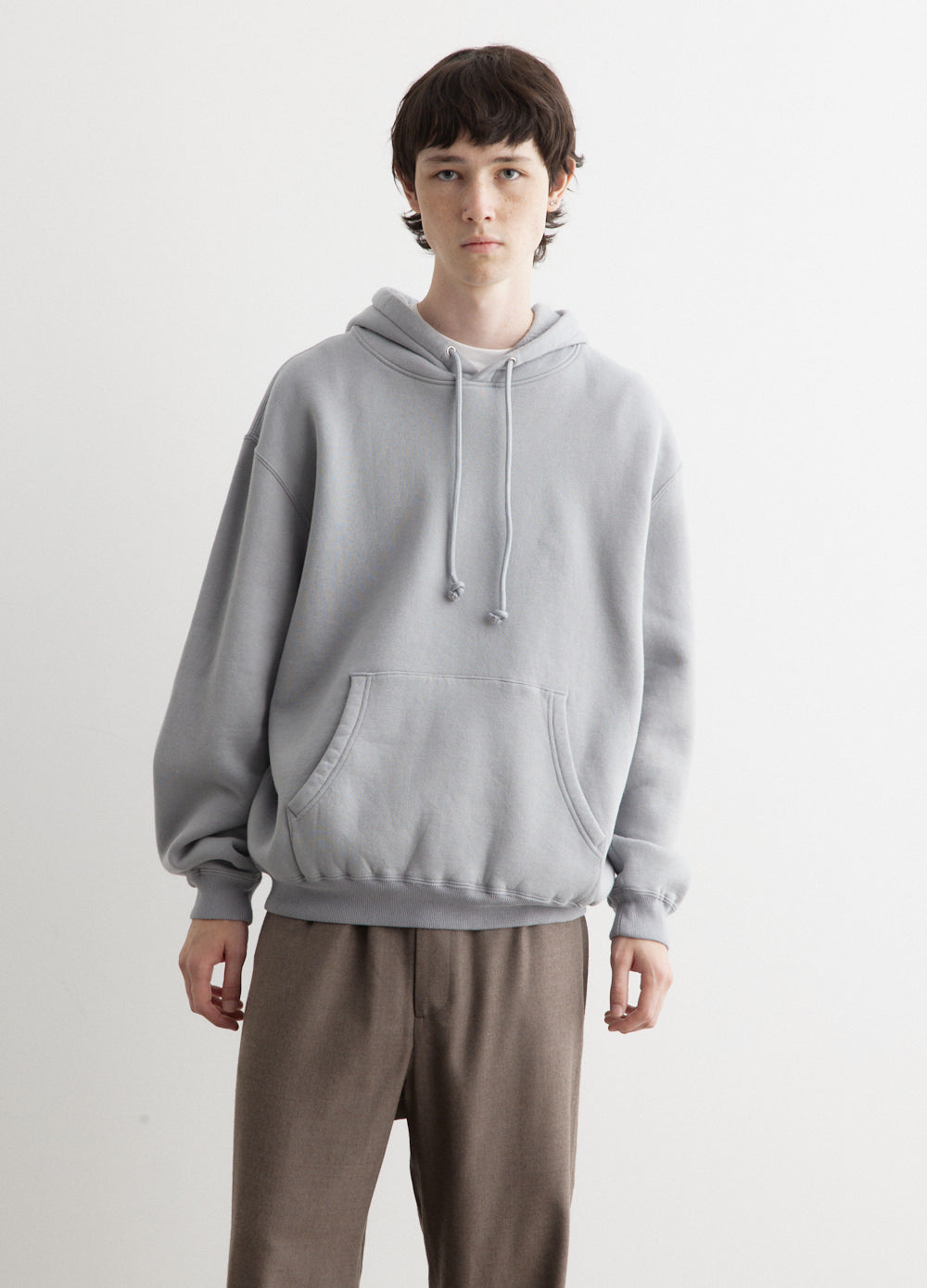 Smooth Soft Sweat Pullover Parka