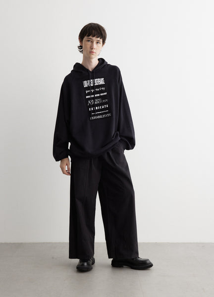 Raf Simons Black Fred Perry Edition Printed Patch Hoodie – BlackSkinny