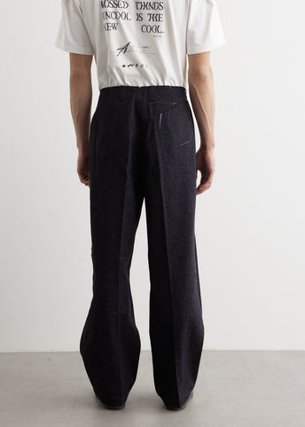 Incision Line Denim Trousers