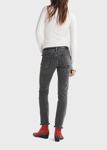 Dre Low-Rise Slim Boyfriend Jeans